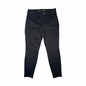 Old Navy Black Jack Skinny Uniform Pants Size 2 High Rise Adjustable Waist NWOT